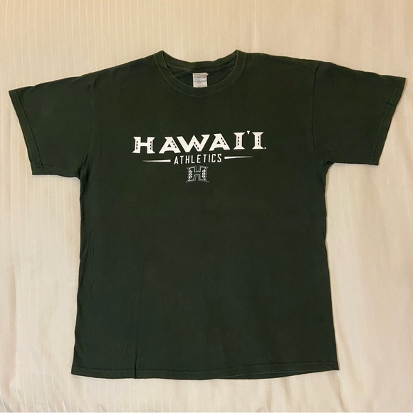 UH Hawaii Warriors Athletics relaxed t-shirt sz L 🌺🏋️‍♀️ - Picture 1 of 9